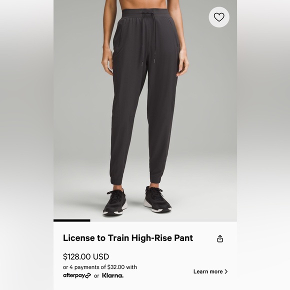 Lulu lemon license to train high-rise pants - Picture 3 of 4